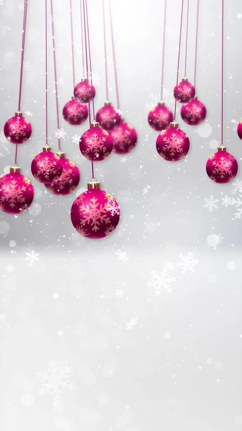 Christmas Baubles 9 Stock Footage 286132865