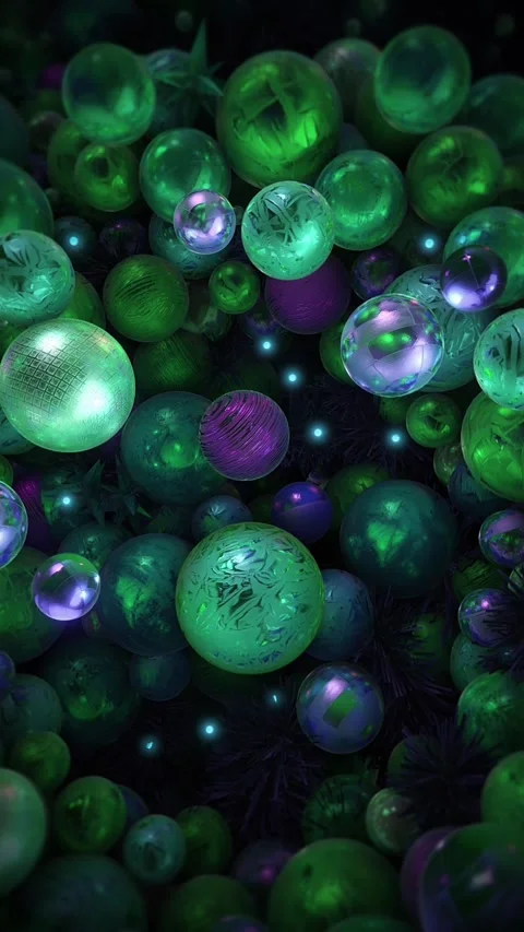 Christmas Baubles Background 03 Video stock 294077628