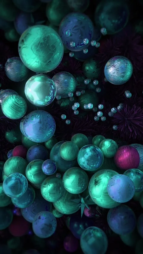 Christmas Baubles Background 06 Stock-Footage 294077645