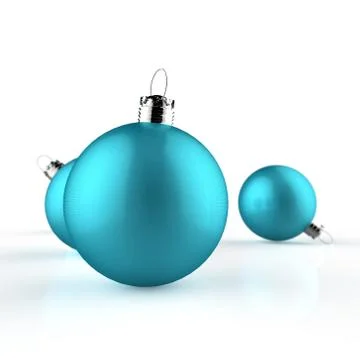 Christmas baubles elements Stock Illustration