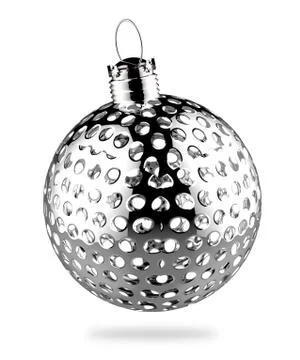 Christmas baubles elements Stock Illustration
