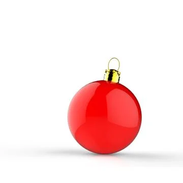 Christmas baubles elements Stock Illustration