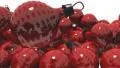 Christmas baubles fall (red) animation HD Footage