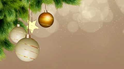 Christmas baubles Stock Footage 56634675