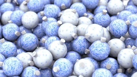 Christmas baubles Stock Footage 145663941