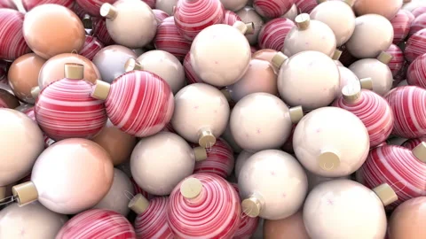 Christmas baubles Stock Footage 163197976