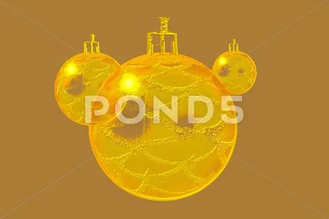 Christmas baubles Stock Illustration