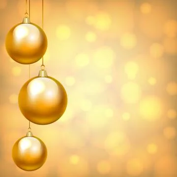 Christmas baubles Stock Illustration
