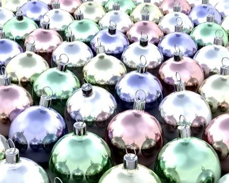Christmas baubles Stock-Illustration