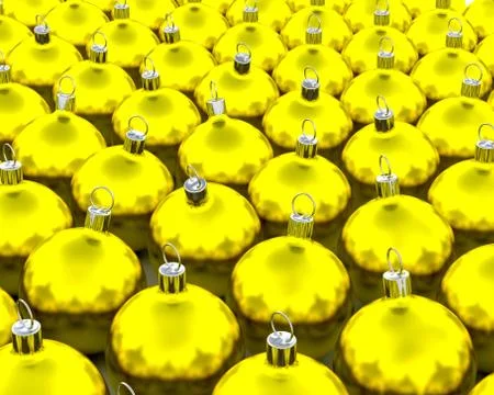 Christmas baubles Stock Illustration