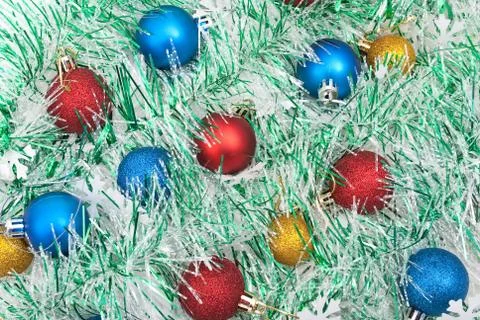 Christmas baubles Stock Photos