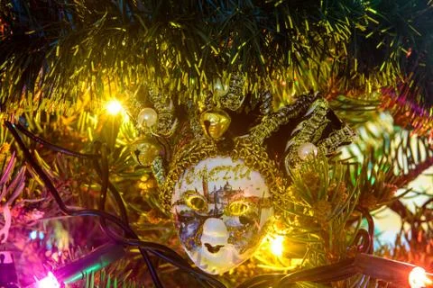 Christmas baubles Stock Photos