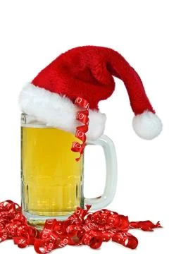 Christmas Beer Stock Photos