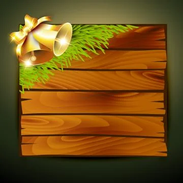 Christmas bell design Stock Illustration