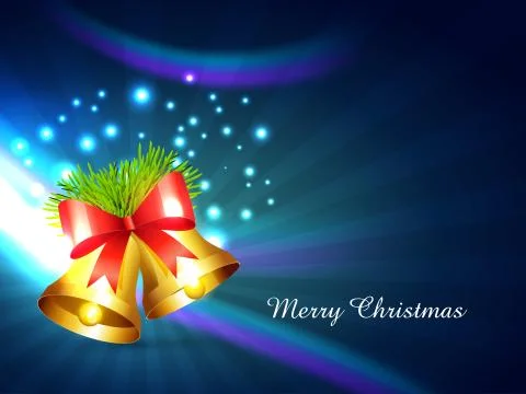 Christmas bell design Stock Illustration