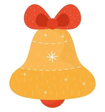 Christmas bell design Stock Illustration