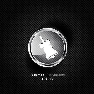 Christmas bell icon Stock Illustration