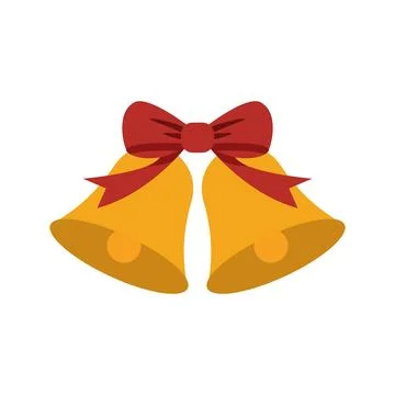 Christmas bell icon vector basic design simple and modern イラスト素材
