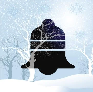 Christmas bell Stock Illustration