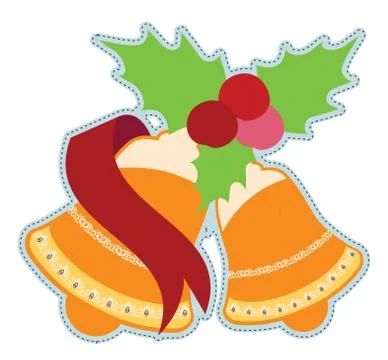 Christmas bell Stock Illustration