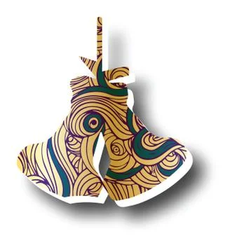 Christmas bell Stock Illustration