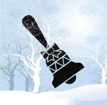 Christmas bell Stock Illustration
