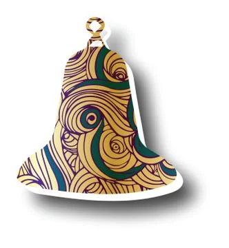 Christmas bell Stock Illustration