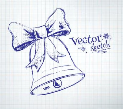 Christmas bell Stock Illustration