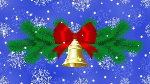 Christmas bell Illustration