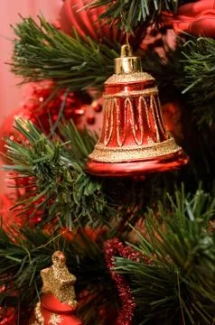 Christmas bell Stock Photos