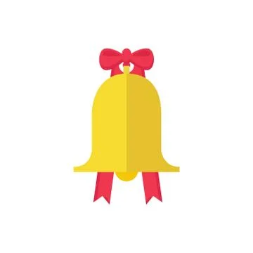 Christmas Bell Simple Stock Illustration