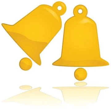 Christmas bells Illustrazione stock