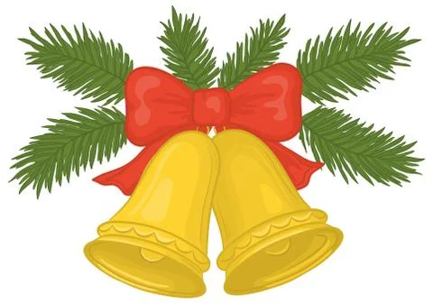 Christmas bells Stock Illustration