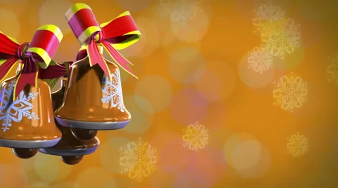 Christmas bells rotate (backgrounds) Stock Footage 44793867