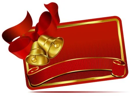 Christmas Bells Web Banner Stock Illustration
