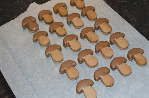 Christmas biscuits Stock Photos