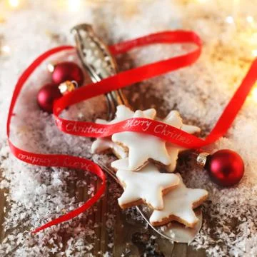 Christmas Biscuits Stock Photos