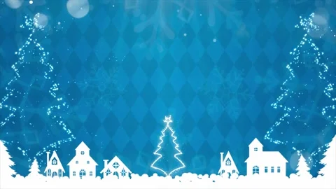Christmas Blank Background With Sparkling Tree And Snow Stock Footage 319690238