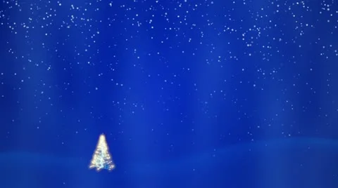 Christmas blue background Stock Footage 12321150