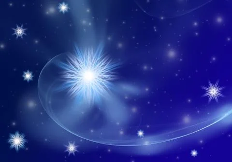 Christmas blue background Stock Illustration