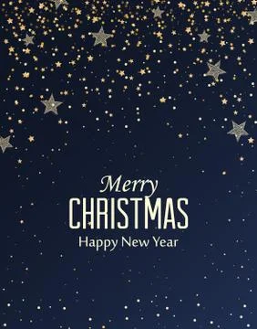 Christmas blue background Stock Illustration