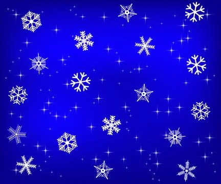 Christmas blue background Stock Illustration