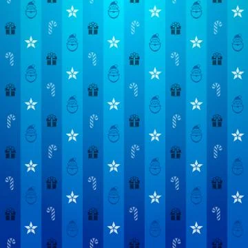 Christmas blue background Stock Illustration
