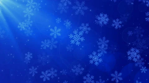 Christmas blue background with snowflakes Stock Footage 120629895