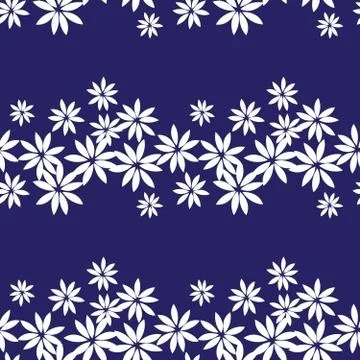 Christmas Blue Holiday seamless pattern background イラスト素材