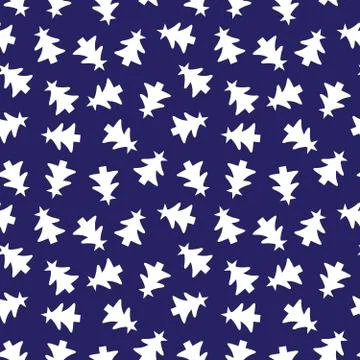 Christmas Blue Holiday seamless pattern background Illustrazione stock
