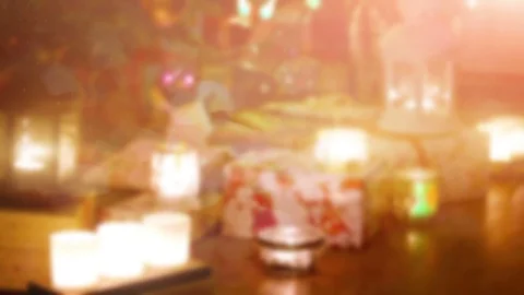 Christmas Blur Background Stock Footage 82123822