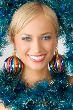 Christmas boa Stock Photos
