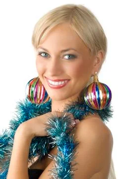 Christmas boa Stock Photos