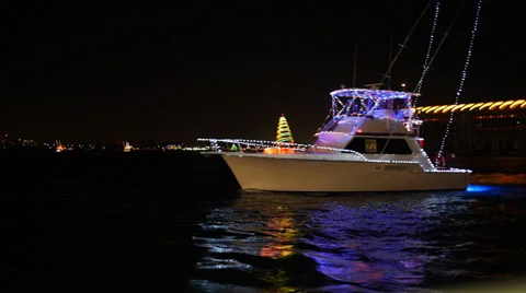 Christmas-boat-17 Video stock 33805835